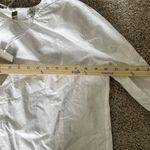 Everlane NWT  Open Tie Back White Tunic Blouse Short Sleeves XXS Casual Photo 5