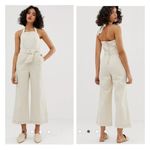 Free People  Ceelya Brown Belted Wide-Leg Halter Jumpsuit size XS Photo 1