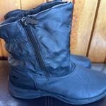 Totes Black Waterproof Winter Snow Boots Comfy Size 8‎ Photo 0