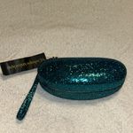 Catherine Malandrino  Teal Glitter Eyeglass Case Photo 1