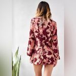 Show Me Your Mumu  Bailey Romper Tie‎ Back Paisley Print Long Sleeve Sz Small Photo 1