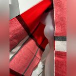 Hunter  Heavyweight Red Plaid Scarf. NWT Photo 3