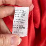 Anthropologie  Left Of Center Red Tee Shirt Dress 100% Cotton Size S Photo 5