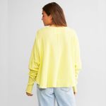 Free People We The Free Microphone Drop Thermal XS NWT Photo 3