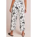 Anthropologie ett:twa Glencairn Cropped Wide-Leg Trousers Black & White Size XL Photo 2