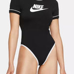 Nike Heritage T-Shirt Logo Bodysuit Women’s Medium Black/White Athleisure Sporty Photo 0