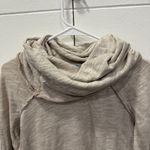 Free People  Beige Cocoon Cowl Pullover Photo 4