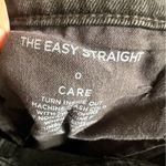 Ann Taylor ‘the easy straight’ distressed black denim jeans, size 0 Photo 4