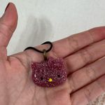 Hello Kitty 🎀 Pink Glitter resin  Pendant Necklace Photo 4