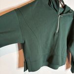 YPB Abercrombie & Fitch dark green half zip pullover Size L Photo 2