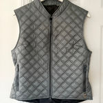 Pikeur Silver Grey Quilted Equestrian Preppy Riding Full Zip Vest Women 10 Photo 0