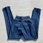 90s Thoroughbred high rise cowgirl western bareback jeans with yoke detail 24x35 Blue Size 24 Photo 0