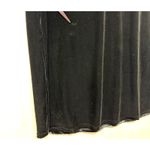 Walter Medium Black Short Sleeve Maxi Dress Velvet Mock Neck Romantic Goth Sexy Photo 6