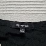 Madewell Blouson Sleeve Top Blouse Peasant Pirate Boho Black Flowy Longsleeve Photo 8