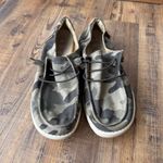 Hey Dude Wendy Camo Shoes Women's Army Green Camouflage Comfort Slip On Size 8 Photo 1