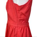 Market & Spruce NEW Halter Dress Linen Coral Linen Cotton Women's Size Medium Photo 12