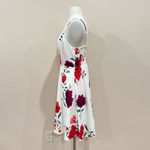 Old Navy White Floral Fit and Flare Cami Dress Size Medium Photo 3