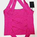 NBD Tia Tie Back Top in Fuchsia Small Photo 5