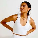 Outdoor Voices Warmup Collared Crop Top Size Medium Photo 0