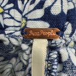 Free People  Navy and White Floral Shorts Photo 5