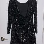 Sachin + Babi NWT  Cameron Sequin Long Sleeve Mini Dress Photo 3