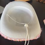 White Cowboy Hat with Pink Star and Heart Sunglasses NWOT Photo 2