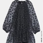 ZARA  Organza Daisy Print Mini Dress Photo 5
