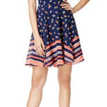 Maison Jules Maison Jules Watermelon Print Fit and Flare Mini Dress SIze M NWT Photo 0