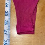 Le lis   Collection Fuchsia Ribbed Body Suit Short Sleeve Cutout Back Large NWT‎ Photo 6