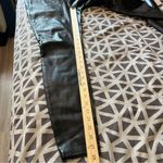 Free People  Womens Size 29 Vegan Leather High‎ Rise Long & Lean Pant in Black Photo 12