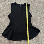 Theory  black peplum sleeveless top size M Photo 9