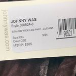 Johnny Was  Size XXL Embroidered Velvet Floral Wide Leg Coordinating PullOn Pants Photo 10