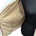 Ba&sh Eva Bomber Jacket Women's Size 1 (Small) Beige Faux Shearling Pockets Photo 6