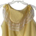 Bonwit Teller Lelis Vintage Rare Yellow Lace Long Nightgown size medium lingerie Photo 1