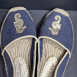 Lilly Pulitzer Preppy Nautical Beach Designer Espadrille True Navy Seahorse 6 Photo 8