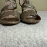 Maripé Maripe Heels Womens‎ 9 Gold Sloane Glitter Stiletto Wedding Formal Holiday Party Photo 4