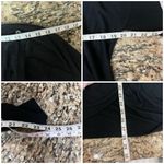 H by Halston  Black Long Sleeve Draped Crossover Open Front Cardigan Womens XS Photo 5