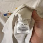 With Jean  Baby Tee Urban Outfitters Size XXS y2k 90s Crop Top Back To School Photo 4