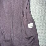 Vuori  | Torrey Ribbed Sleeveless Romper in Sawyer Size Small Photo 1