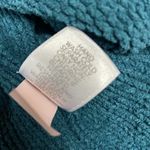 J. Jill Size M Chenille Teal Peacock Chunky Cable Knit Sweater Pullover Knit Top Green Size M Photo 12