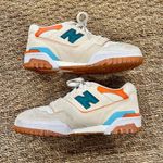  - New Balance 550 Sea Salt/ Verdigris gum sole. Size 8 Photo 0