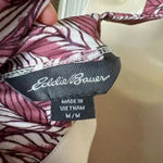 Eddie Bauer  sleeveless racerback dress pink leaf shelf bra size medium D38 Photo 5