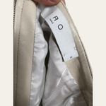 IRO Jaja Beige Belted Cut Out Leather Mini Skirt Size 2 Photo 6