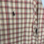 Ralph Lauren Sport Vintage Brown Plaid Flannel Size 2 Photo 2