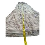 Adrianna Papell  Blush Floral Embroidered Halter Gown - Size 12 Photo 5