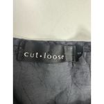 Cut Loose Grey Silk Babydoll Sleeveless Blouse Size Small Gray Photo 2