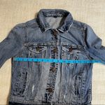 American Eagle  Distress Denim Jean Jacket Photo 8