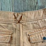 Free People Women's Orange Frayed Edge Shorts 0 Photo 4