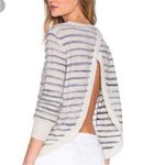 Pam & Gela  Wool Blend Striped Open Back Sweater Size L Photo 1
