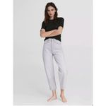Rag and Bone Rag &‎ Bone 90s High Rise Jean in Anchor (Light Grey) Size 31/12 NWT $275 Photo 14